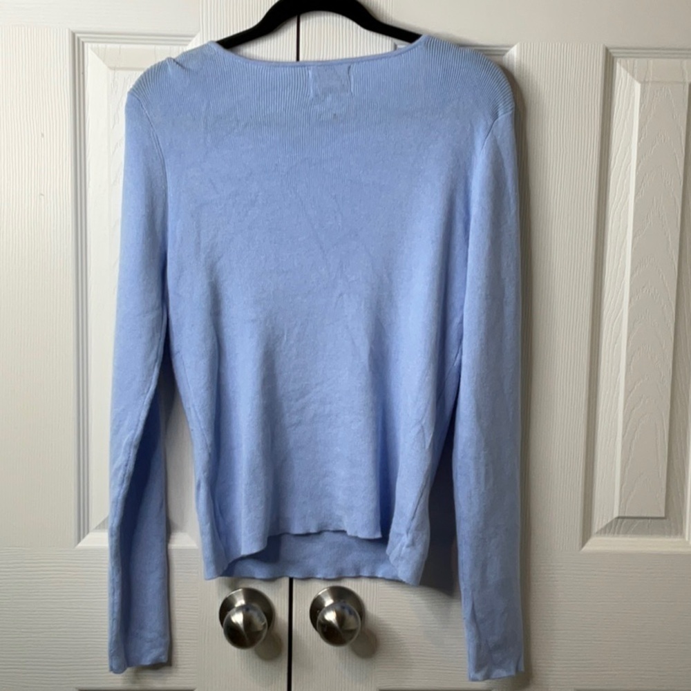 Pink Rose Junior's Sweater Top Long
Sleeve Scoop Neck Size XL - Picture 8 of 9